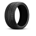 Close-up of a black tire with visible tread patterns and the sidewall text 'FORMULA SPEC'.